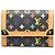 Louis Vuitton Black Monogram Multicolore Porte Monnaie Plat