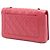 Chanel Pink Small Quilted Crumpled Calfskin Bi Vintage Full Flap Rosa - vista 2