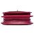 Chanel Mini Flap in pelle di vitello trapuntata e caviar rosso con manico a catena - vista 3