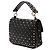 Borsa Valentino Black Medium Lambskin VLTN Rockstud Spike Nero - vista 2