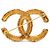 Spilla Chanel Gold CC placcata oro con rilievo barocco D'oro - vista 2