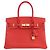 Hermès Red Epsom Birkin Retourne 30 Rosso