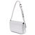 Céline Borsa a tracolla Claude in pelle di vitello laminata con motivo Triomphe argento Celine - vista 2