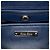 Borsa a tracolla Miu Miu Blue Matelasse Nappa Crystal Frame Flap Blu navy - vista 5