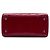 Lady Dior Cannage in vernice rosso, misura Medium Bordò - vista 3