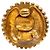 Orecchini Chanel Gold CC placcati oro Sunburst rotondi con clip D'oro - vista 3