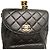 Chanel Duma Rucksack aus gestepptem schwarzem Lammleder Größe Medium - Ansicht 10