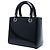 Lady Dior in vernice nero, misura Medium - vista 2