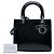 Lady Dior in vernice nero, misura Medium - vista 6
