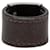 Ring Bague Lurie en cuir Swift marron et palladium Hermès  - vue 3