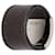 Ring Bague Lurie en cuir Swift marron et palladium Hermès  - vue 4