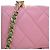 Chanel Pink CC gestepptes Lammleder Handy-Etui mit Tragegriff und Kette - Ansicht 10