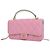 Chanel Pink CC gestepptes Lammleder Handy-Etui mit Tragegriff und Kette - Ansicht 2
