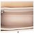 Chanel White CC Stitched Calfskin Chain Flap Bianco - vista 4