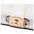 Chanel White CC Stitched Calfskin Chain Flap Bianco - vista 5