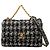 Chanel Black Large Tweed 19 Flap Nero