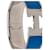 Hermès Blue Wide Enamel Clic Clac H Bracelet PM  - view 4