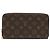 Louis Vuitton Brown Monogram Zippy Organizer Wallet