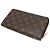 Louis Vuitton Brown Monogram Zippy Organizer Wallet - view 2