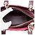 Dior Lady Dior aus dreifarbigen Cannage-Lammleder in Rot Größe Medium - Ansicht 4