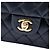 Chanel Black Medium Classic Lambskin Double Flap Nero - vista 5