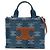 Céline Tote Thais Triomphe in denim blu Small di Celine