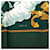 Hermès Sciarpa Hermes Carre 90 COSMOS Bianco Verde Giallo - vista 6