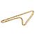 Collana con lunga catena vintage Chanel D'oro