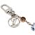 Portachiavi Louis Vuitton Marrone Argento Blu - vista 3