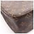 Borsa a Spalla Louis Vuitton Looping MM Monogram Marrone - vista 6