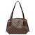 Borsa a Spalla Louis Vuitton Damier Belem MM Marrone