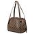 Borsa a Spalla Louis Vuitton Damier Belem MM Marrone - vista 2