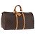 Louis Vuitton Keepall Bandoulière Monogram 55 Marrone