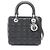 Christian Dior LADY DIOR Cannage Borsa 2-Way Nero
