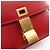 Céline Borsa a tracolla Celine Classic Box piccola in pelle rossa Rosso - vista 10