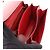Céline Borsa a tracolla Celine Classic Box piccola in pelle rossa Rosso - vista 3