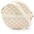 Céline Borsa a Spalla Celine Triomphe Round Purse Bianco
