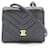 Borsa a Spalla Chanel Black V-Stitch Nero