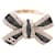 Chanel Coco Mark Ribbon Ring Schwarz  - Ansicht 1