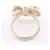 Chanel Coco Mark Ribbon Ring Schwarz  - Ansicht 3