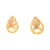 Orecchini Chanel Coco Mark Teardrop D'oro  - vista 2