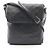 Borsa a tracolla Gucci Guccissima in pelle nera Nero