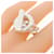 Ring Hermès Anello Croisette in argento Hermes  - vista 5