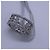 Autre Marque Anello Qeelin Kirin Wulu Eternity in Oro Bianco e Diamanti Argento - vista 2