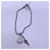 Hermès Kelly Clochette Diamond Platinum Lock Key Chain Silvery  - view 3