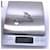 Hermès Kelly Clochette Diamond Platinum Lock Key Chain Silvery  - view 7