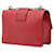 Saffiano Bolso de Hombro con Cadena Prada Roja  - vista 2