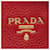 Borsa Tote a Spalla Prada Logo Rosso - vista 14