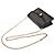 Bulgari Borsa a tracolla con catena Bvlgari Serpenti Diamond Blast Nero - vista 4