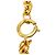 Collana lunga con catena con il logo Coco di Chanel D'oro - vista 6